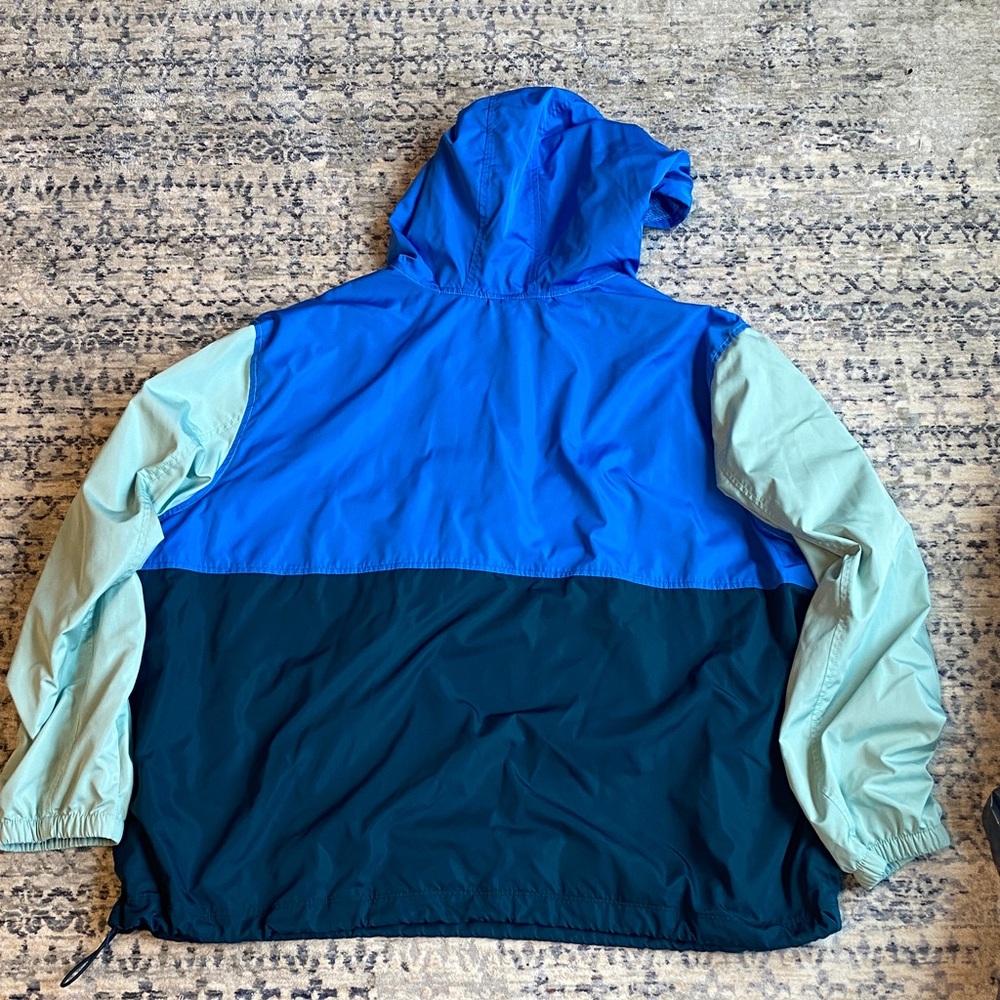 Colorblock Windbreaker Half Zip Pullover - image 4